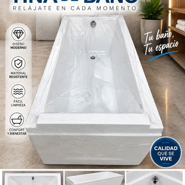 Tina de baño 180x80 nueva en su 📦 - 3/5