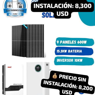 KIT SOLARES A LA VENTA  CON SUS PANELES SOLARES - 5/7