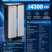 📦 *Inversor 6kw con batería 15kwh SACO (Todo en 1)* 📝 *Detalles:* ⚡ Sistema de Almacenamiento de Energía - Img 58311137