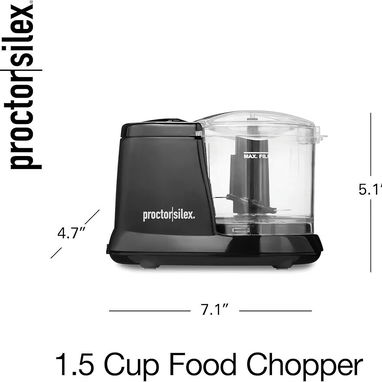 Procesador pequeño de alimentos - Moledor - Picador de especies 1.5 tazas (proctor|silex) - 5/10