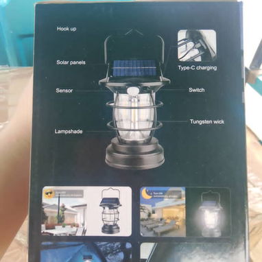 Farol Solar LED con Sensor de Movimiento (CV) - 2/3