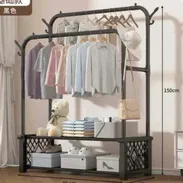Perchero doble metálico multifunción 🛒 Precio:$35 USD 🔥 ¡Súper resistente y ahorra espacio! - Img 57588141