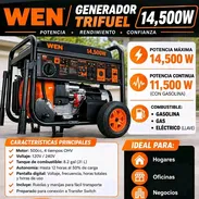 Planta Generador trifuel (gas de la calle, balita y gasolina) Wen 14500w 110/220v Nuevo - Img 57487802