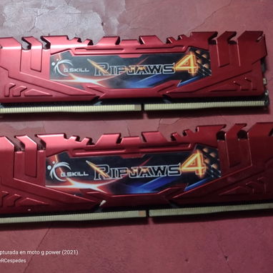 Ddr4 3000 2x4 Marca gskill ripjawz buss 3000 dicipadas - Img 122619877