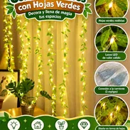 Cortina de luces LED con ramitas Medida: 3 x 1 metro Colores disponibles 💛Amarillo en 6000 cup - Img 57796170