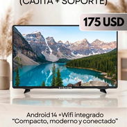 Smart TV Visión 32 pulgadas con cajita interna incluida y soporte en la pared - Img 55391046