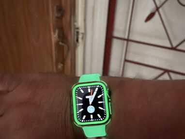Manilla + marco fluorescente Para Apple Watch 42/44/45mm marque la diferencia!! - Img 56630421