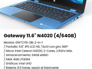 En venta Laptop Nuevas en su caja, diferentes modelos y precios contamos con más escribanos y le mostramos en catálogo. - Img 65623429