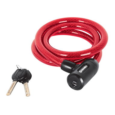 Candado de cable con llave, 15mm X 1.20 m, HERMEX - 3/3
