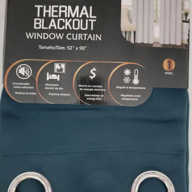 Cortinas blackout  tapa sol nuevas en su estuche 1.32x2.28 y 1.40x2.40 - 3/6