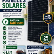 Paneles Solares 640W desde $142| Oferta por Tiempo Limitado ☀️ - Img 56918331