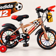 Bicicletas 12 rosada,azul,roja y dorada para los niños y niñas de 2 a 4 años nuevas en su caja - Img 58301671