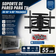 📣 📣 SOPORTE DE PARED PARA TV DESCRIPCIÓN EN LA FOTO PARA MÁS INFORMACIÓN ESCRIBIR AL WHATSAPP. - Img 57426375
