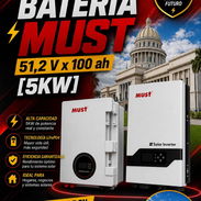 Combo ( inversor de 6kw MUST y Batería de 5kw MUST) - Img 56125925