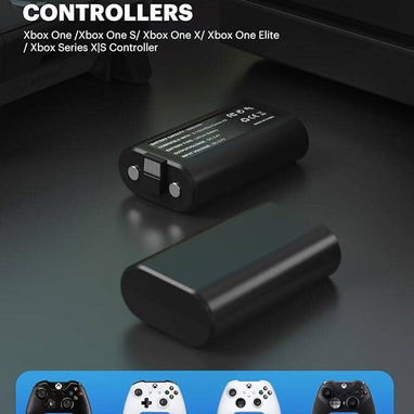 🔋 Paquete de Baterías Recargables para Controladores Xbox (Pack x2) - 4/5