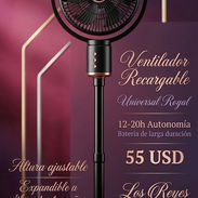 Súper Oferta! 70USD! ventilador recargable ajustable - Img 54152104