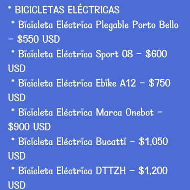 Patinetas y Moticos Eléctricas, Bicimotos y Motos Eléctricas, Motos de Gasolina (Automáticas y Deportivas) y Triciclos - 3/10