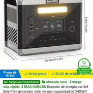Estación de energía de 2400w pico 4800w y 2160wh marca (solarplay) - Img 56265643