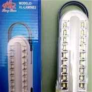 Lámpara LED recargable con linterna, LEDs y tubo de luz fria - Img 45662353