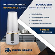 Batidora Recargable y Portatil - Img 56287215