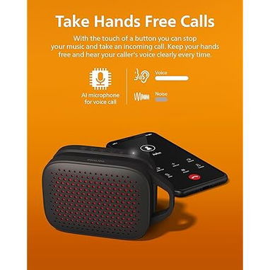 🔊🔥 BOCINA BLUETOOTH PHILIPS S1209 EXTRA BASS 💥 12H BATERÍA + IPX4 RESISTENTE AGUA Envío + Garantía - Img 117596059