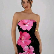 Vestido strapless, talla M 🌸 - Img 57708317