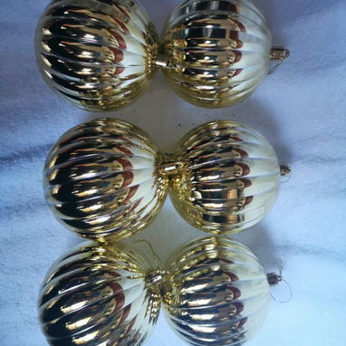 Set de 6 bolas de navidad con relieve (dh) - 3/5