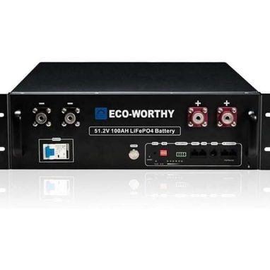 🔋 BATERÍA INTELIGENTE ECO-WORTHY – LiFePO4  51.2v * 100Ah  ** 5.12 kWh - 5/6