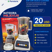 Batidora con molinillo Milexus. 🔸Vaso Plástico 1,5 lts 🔸4 Velocidades 🔸1 Mes de garantía 🔸110V - 60hz. 300W - Img 51217820