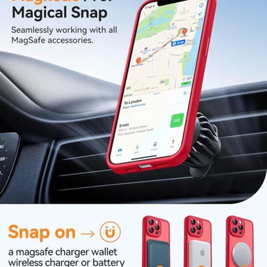 ☎️53544655 🛵 Entrega Disponible ⭐Funda Magnética para iPhone 13 Pro – Red ⭐ - Img 123036265