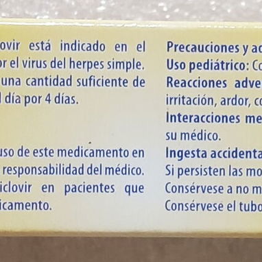 Aciclovir Crema de 5 gramos - Img 108635657