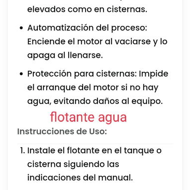 Flotante Eléctrico Automático - 2/2
