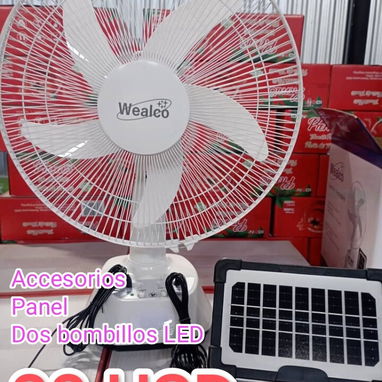 Ventilador recargable f6 Ventilador de mesa Ventilador de pedestal contamos con mensajería en toda la habana al 63738827 - Img 124283814