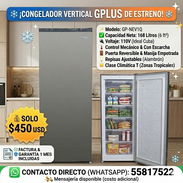 ❄️NEVERA VERTICAL DE ESTRENO GPLUS 6.25PIES❄️ - Img 55754498