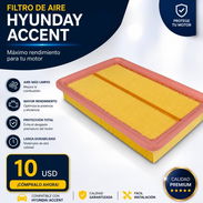 Filtro de aire Hyunday accent - Img 56393974