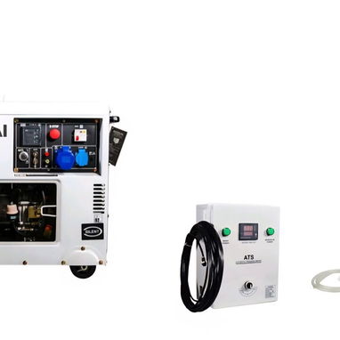 ‼️Grupo electrógeno de Emergencia para cámaras de Frio, diésel monofásico insonorizado con ruedas 5,3 kW Silente Pro Hyu - 2/3