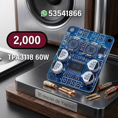 Módulos de audio sin y con amplificador - Img 124341285