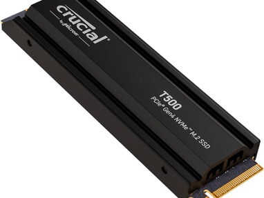 OFERTA FLASH!!_SSD ULTRA M.2 2280 CRUCIAL T500 HEASINK(DISIPADOR DE CALOR) 1TB|PCIe 4x4|Sellado-0KM**A ESTRENAR** - Img 64693749
