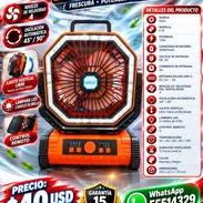 VENTILADOR RECARGABLE F18, FACTURA Y GARANTÍA. VARIEDAD DE VENTILADORES RECARGABLES Y DE CORRIENTE. TODOS NUEVOS EN CAJA - Img 57861384