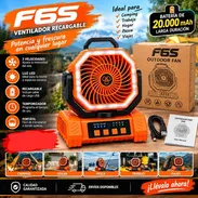 🌬️ ¡VENTILADOR RECARGABLE F6S! 🌬️ - Img 58111545