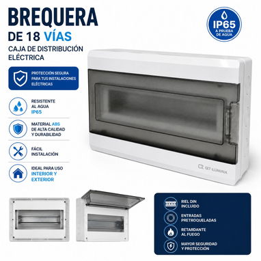 Cajas Breakera 12, 18, 24, transfer, cable fotovoltaico, cargadores inteligentes, conectores, base para paneles - 5/8