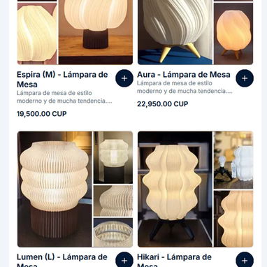 Venta y creación de Lamparas de mesa, colgantes y apliques - 3/5