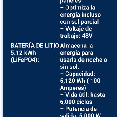 Kit Solar 3000W con instalación incluída y 1 año de garantía - Img 123105731