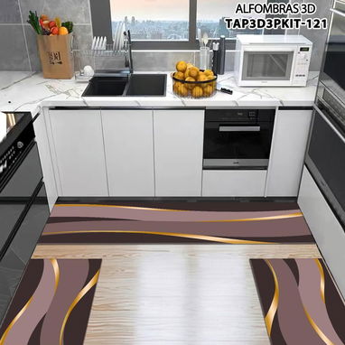 Alfombra de cocina de 3piezas - 4/5
