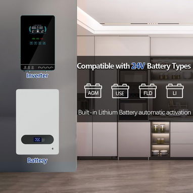 Inversor Solar Híbrido Y&H 4000W 24V a 110V Onda Pura con MPPT 140A – Pantalla Táctil y Funcionamiento Sin Batería - 8/8