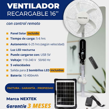 🌬️ ¡OFERTA ESPECIAL! 2 Ventiladores de Mesa por solo 50 USD - Img 120540577
