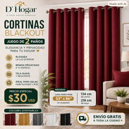 Cortinas Blackout. Domicilio Incluido - Img 58048653