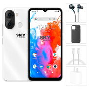 Teléfono Sky 65 Pro, 2GB Ram, 64GB Almacenamiento, Con Cover, Mica y Audífonos - Plateado - Img 58283889
