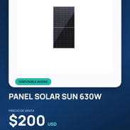 Panel solar SUN 630W - Img 57373156