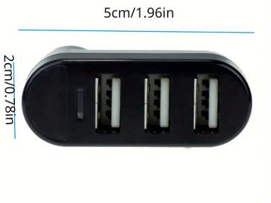 🥯Hub USB Splitter, adaptador 3 puertos USB 2.0🥯 - Img main-image-45593937